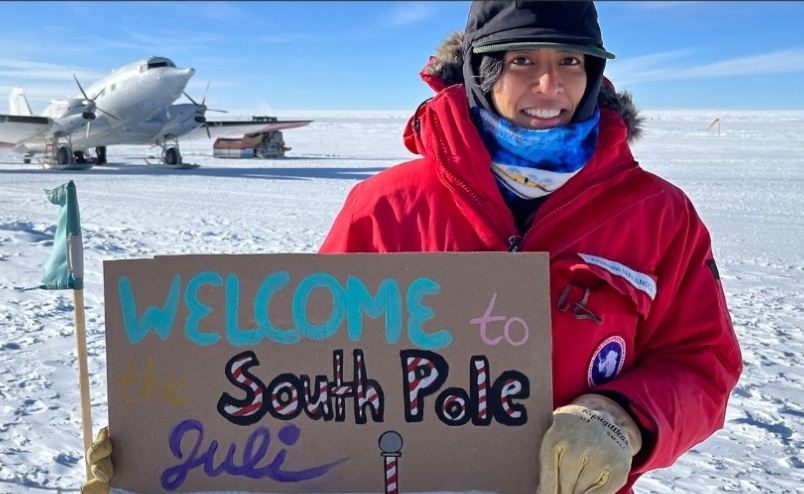 Julianne Fernandez at the South Pole